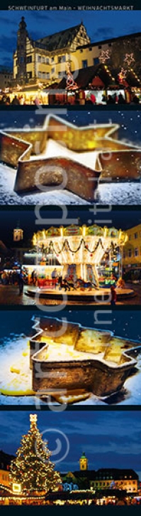 20-853 Lesezeichen "Schweinfurt - Multi 5 Weihnacht"