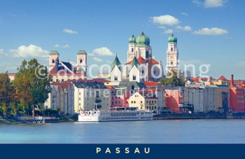 75-115 Passau - Türme der Altstadt (Magnet)