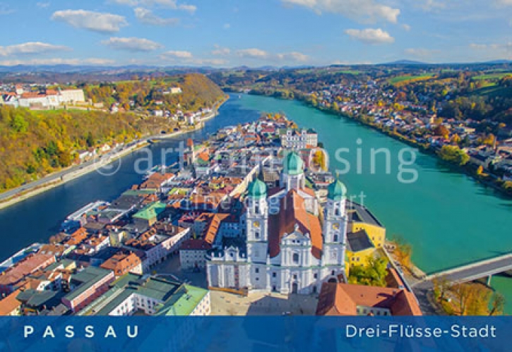 75-122 Passau - Drei Flüsse, Dom (Magnet)