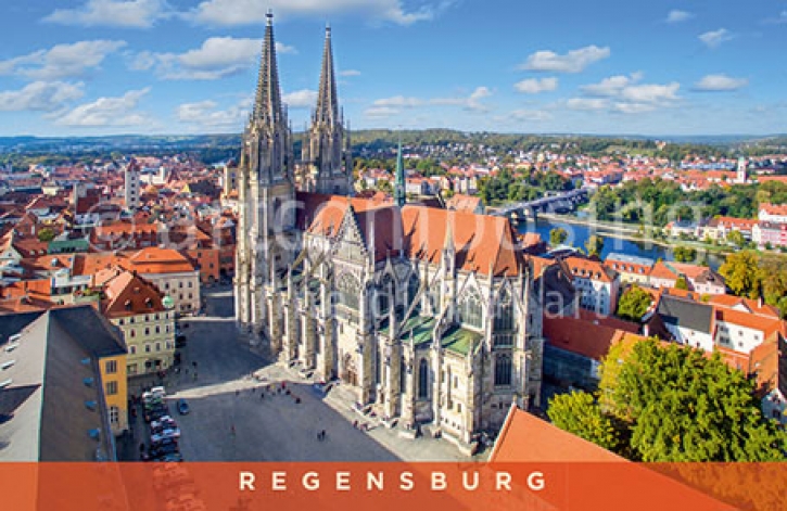 75-136 Regensburg - Dom St. Peter und Stadt (Magnet)