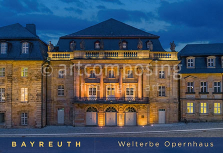 75-181 Bayreuth - Opernhaus Nacht (Magnet)