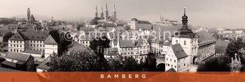 75-221 Bamberg - Stadtpano s/w (Magnet)