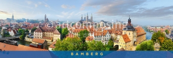75-222 Bamberg - Stadtpanorama 4c (Magnet)