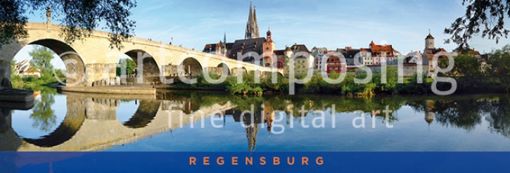 75-330 Regensburg - Brücke Bögen (Magnet)