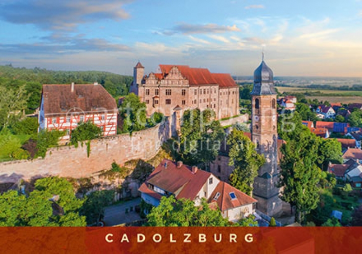 75-415 Cadolzburg - Blick über Cadolzburg (Magnet)
