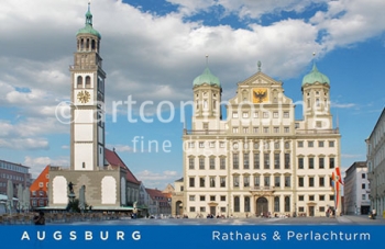 75-420 Augsburg - Rathaus, Perlachturm (Magnet)