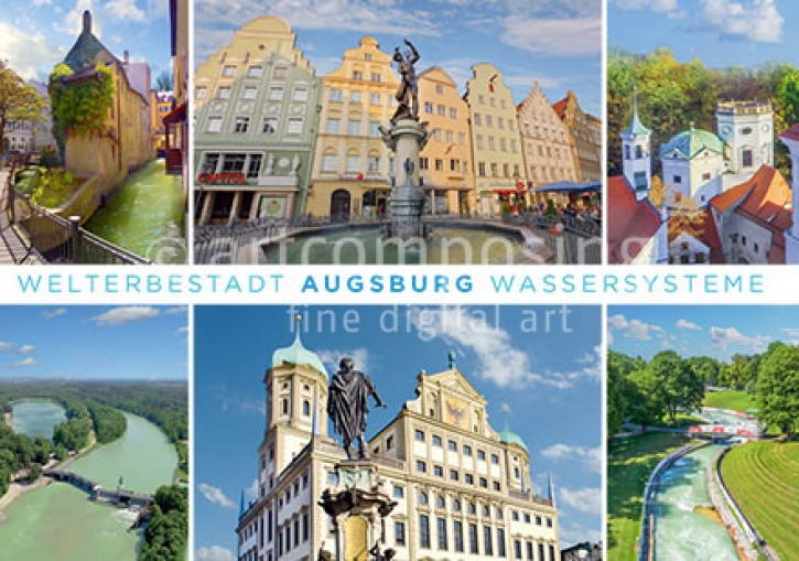 75-432 Augsburg - Welterbe Wassersysteme (Magnet)