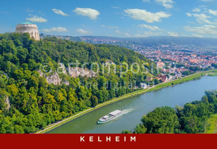 75-455 Kelheim - Donau und Stadt (Magnet)