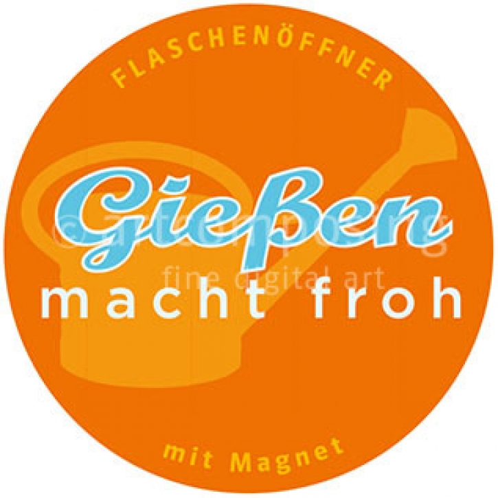 76-502 "Gießen macht froh" (Magnet)