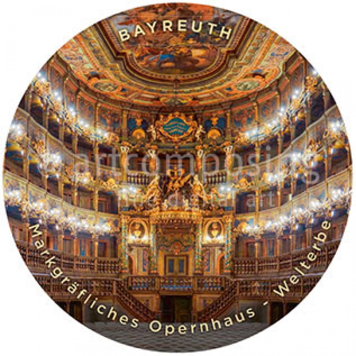 76-551 Bayreuth - Innenraum Markgräfliches Opernhaus (Magnet)