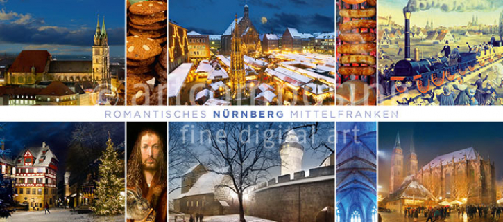 76-602 Nürnberg - Highlights im Winter (Magnet)