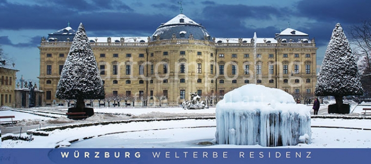76-621 Würzburg - Residenz Winter (Magnet)