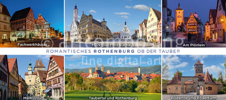 76-709 Rothenburg ob der Tauber - Highlights Multi 6 (Magnet)