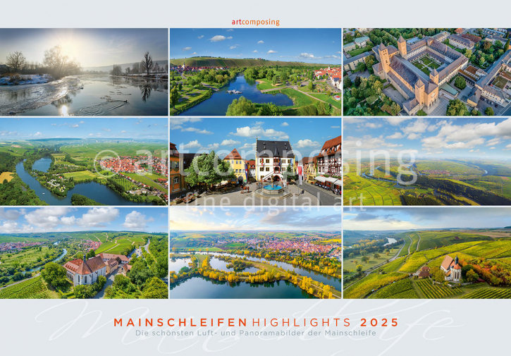 93-113 Mainschleifen Highlights (Foto-Kalender A3+)