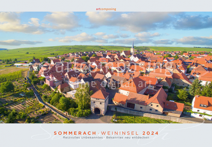 93-114 Sommerach und Weininsel (Foto-Kalender A3+)