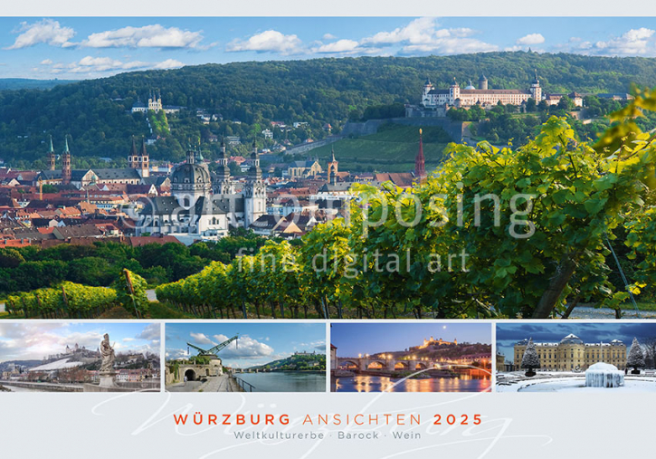 94-107 Würzburg Ansichten (Foto-Kalender A4+)