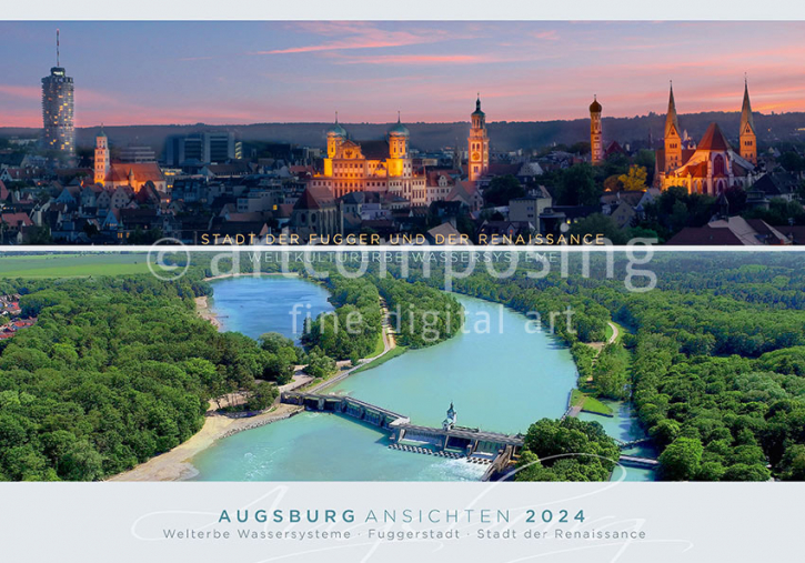 94-111 Augsburg Ansichten (Foto-Kalender A4+)