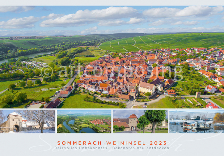 94-131 Sommerach & Weininsel (Foto-Kalender A4+)