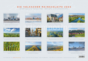93-113 Die Volkacher Mainschleife (Foto-Kalender A3+)