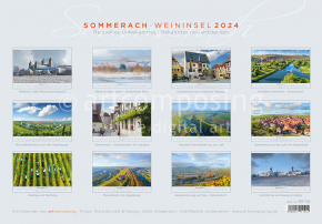 93-114 Sommerach und Weininsel (Foto-Kalender A3+)