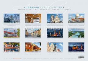 94-111 Augsburg Ansichten (Foto-Kalender A4+)