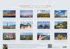 94-134 Landshut Ansichten (Foto-Kalender A4+)