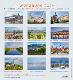 95-102 Würzburg (Ansichtskarten-Kalender)
