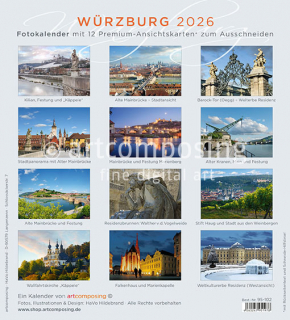 95-102 Würzburg (Ansichtskarten-Kalender)