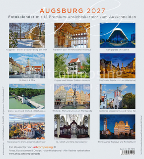 95-106 Augsburg (Ansichtskarten-Kalender)