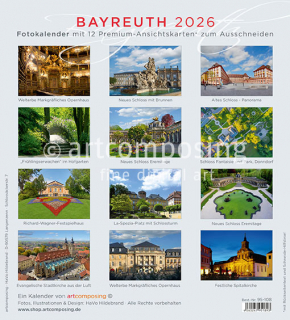 95-108 Bayreuth (Ansichtskarten-Kalender)